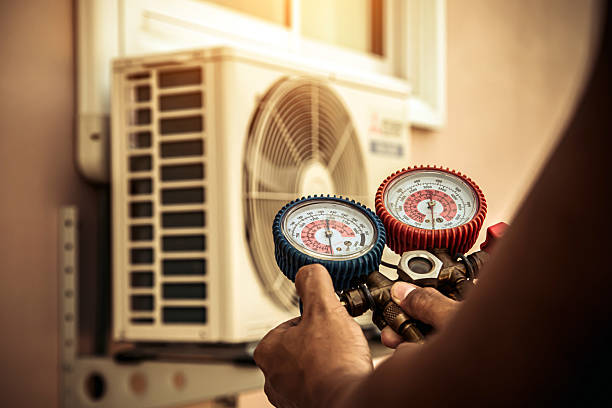 Professional Hvac Installation technician working in Anderson, IN